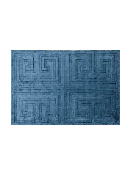 Asiatic London Kingsley Lucrat manual Covor Rectangular Albastru