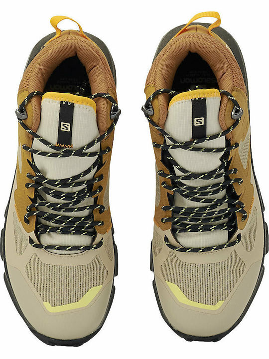 Salomon Predict Hike Mid GTX Ανδρικά Ορειβατικά Μποτάκια Κίτρινα