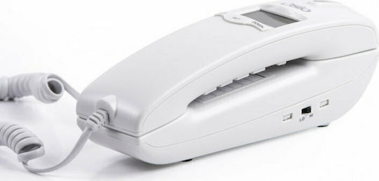 Osio Display OSW-4650 Telefon Cu Fir Montabil Pe Perete Alb OSW-4650W