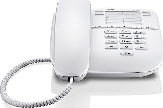 Gigaset DA310 Office Corded Phone White
