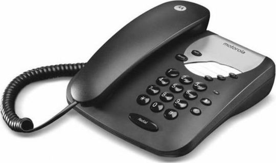 Motorola CT1 Кабелен телефон За офиса Черен