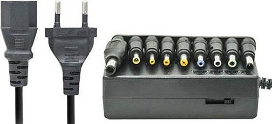 Minwa Universal Φορτιστής Laptop 120W 24V 5A με Αποσπώμενο Καλώδιο Τροφοδοσίας και με σετ βυσμάτων