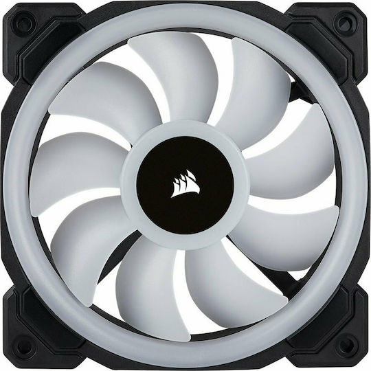 Corsair LL120 RGB Dual Light Loop Case Fan (1500rpm / 43.25cfm) με Σύνδεση 4-Pin PWM