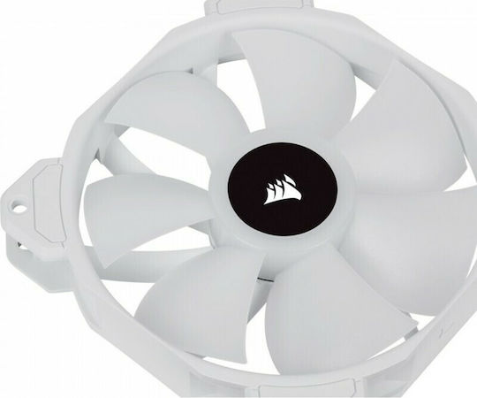 Corsair iCUE SP120 Elite Performance Case Fan 1500rpm 47.73cfm with ARGB Lighting and 4-Pin PWM Connection 3pcs White