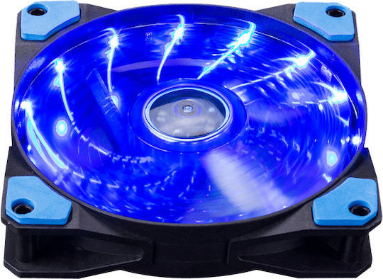 Marvo FN10 Case Fan 120mm with Red Lighting and Connection 3-Pin / 4-Pin Molex 1pcs
