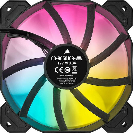 Corsair iCUE SP120 RGB PRO Elite Performance Ventilator Carcasă cu Conexiune 4-Pin PWM 1buc