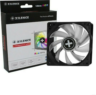 Xilence XF062 Case Fan 120mm (1600rpm / 70cfm) με RGB Φωτισμό και Σύνδεση 4-Pin PWM