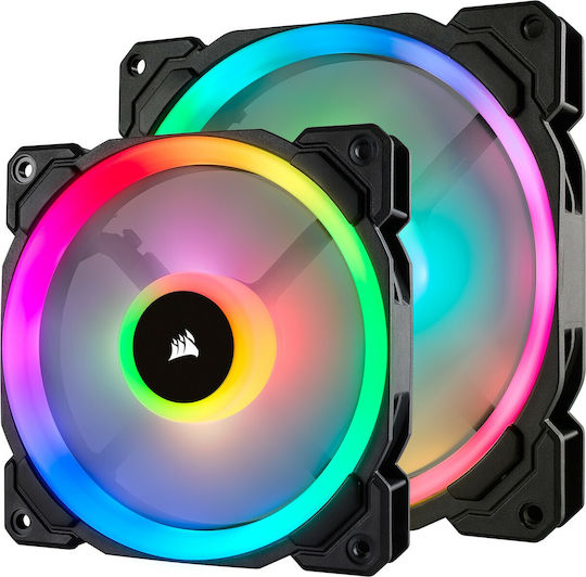 Corsair LL140 RGB Case Fan (1300rpm / 51.5cfm) με Σύνδεση 4-Pin PWM