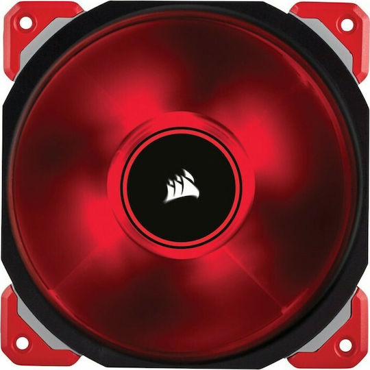 Corsair Ml140 Pro LED Case Fan (2000rpm / 97cfm) με Κόκκινο Φωτισμό και Σύνδεση 4-Pin PWM