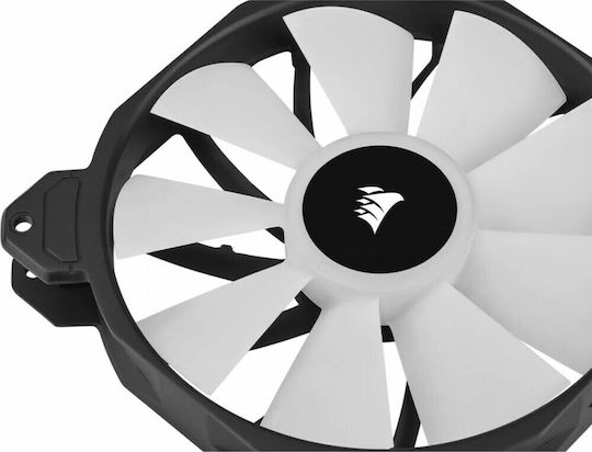 Corsair iCUE SP140 RGB Elite Performance Корпусен вентилатор с връзка 4-изводна ШИМ 1бр Черен