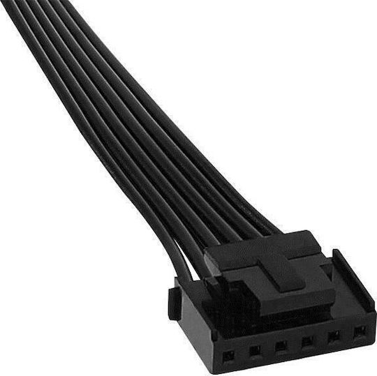 Aerocool Duo 12 ARGB Gehäuselüfter 120mm mit Verbindung 6-polig 1Stück Schwarz