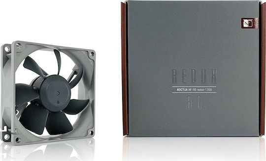 Noctua NF-R8 Redux-1200 Case Fan 80mm (1200rpm / 21.07cfm) Without LED Lighting and 3-Pin Gray Connection