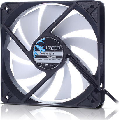 Fractal Design Silent Series R3 50mm 3-Pin Case Fan White