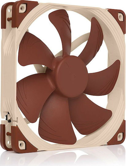 Noctua NF-A14 ULN Gehäuselüfter 140mm (800rpm / 46,96cfm) Ohne LEDs Verbindung 3-polig / 4-Pin Molex Braune