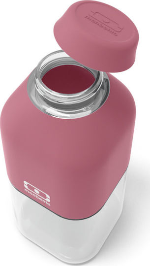 Monbento Positive S Bottiglia Grătare comerciale Plastic con tappo a vite Roz 330ml