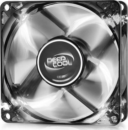 Deepcool Wind Blade 120 Case Fan (1300rpm / 65.16cfm) με Λευκό Φωτισμό και Σύνδεση 3-Pin / 4-Pin Molex Λευκό