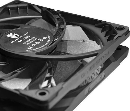 Deepcool TF120 S Case Fan (1800rpm / 37.1cfm) Χωρίς Led Φωτισμό και Σύνδεση 4-Pin PWM