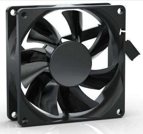 Noiseblocker BlackSilent Pro P-P Case Fan 80mm (2000rpm / 58.85cfm) Without LEDs Lighting and Connection 3-Pin