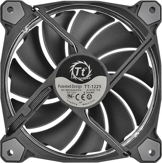 Thermaltake Riing 14 Radiator Fan TT Premium Ventilator Pentru Carcasă 140mm (1400rpm / 73.91cfm) cu Iluminare RGB și Conexiune 4-Pin PWM