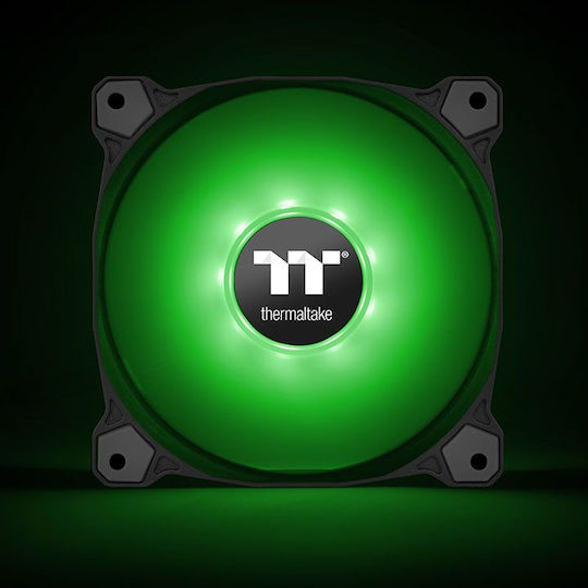 Thermaltake Pure A12 Radiator Case Fan 120mm (1500rpm / 56.45cfm) με Κόκκινο Φωτισμό και Σύνδεση 4-Pin PWM Κόκκινο