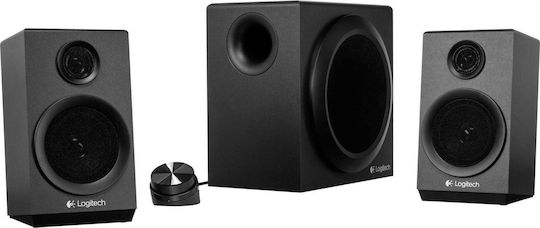 Logitech Z333 Difuzoare de Calculator 2.1 cu Putere 40W în Negru Culoare
