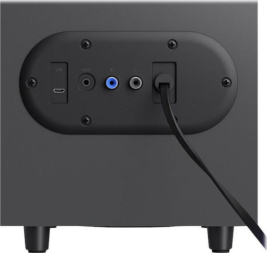Logitech Z407 Безжични компютърни тонколони Компютърни тонколони 2.1 с Bluetooth и мощност 40W в Черен цвят