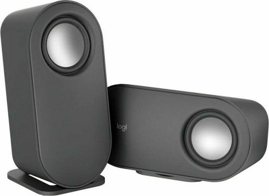 Logitech Z407 Безжични компютърни тонколони Компютърни тонколони 2.1 с Bluetooth и мощност 40W в Черен цвят