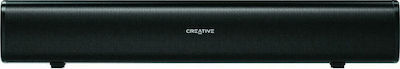 Creative Stage Air Difuzoare Fără Fir Difuzoare de Calculator 2.0 cu Bluetooth și Putere 20W în Negru Culoare