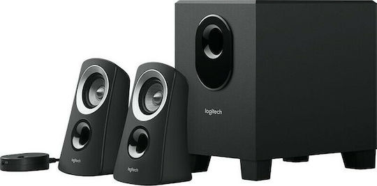 Logitech Z313 Ηχεία Υπολογιστή 2.1 με Ισχύ 25W σε Μαύρο Χρώμα