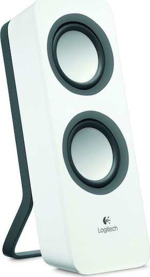 Logitech Z200 Ηχεία Υπολογιστή 2.0 με Ισχύ 5W σε Λευκό Χρώμα
