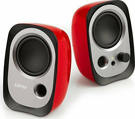 Edifier R12U Компютърни тонколони 2.0 с мощност 4W в Червен цвят