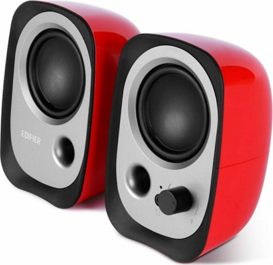 Edifier R12U Компютърни тонколони 2.0 с мощност 4W в Червен цвят