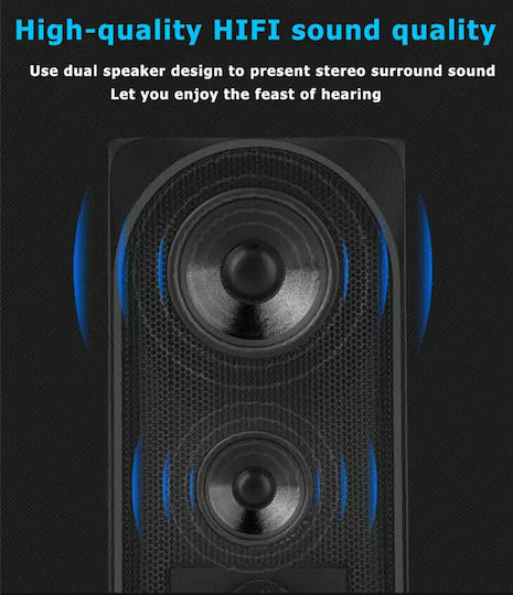 HP DHE-6001 2.0 Speakers 6W Black