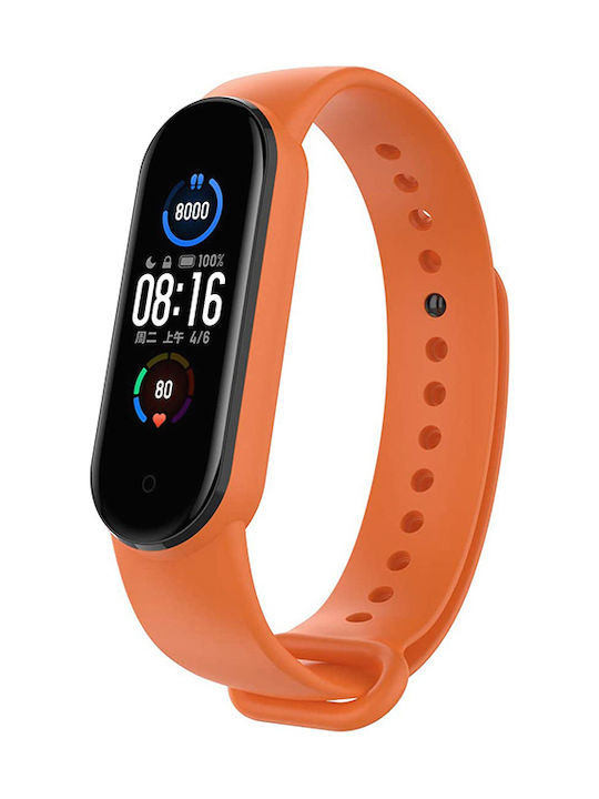 Λουράκι Σιλικόνης Πορτοκαλί (Mi Band 3/4)