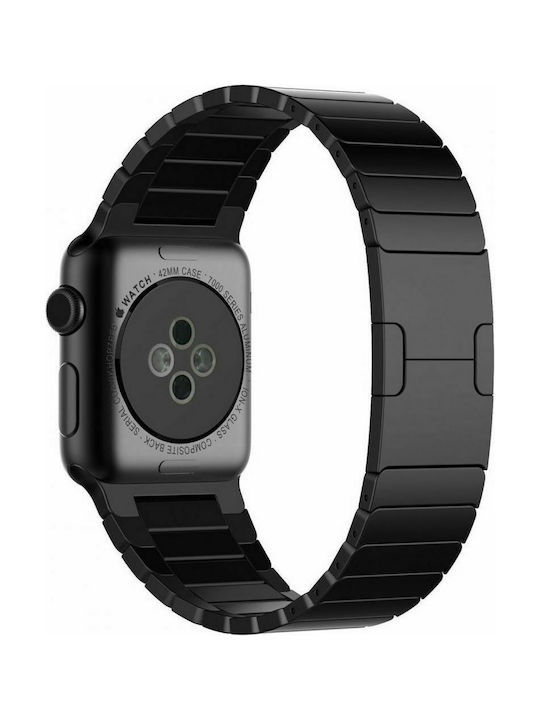 Tech-Protect Linkband Λουράκι Ανοξείδωτο Ατσάλι Μαύρο (Apple Watch 44/45/46mm/Ultra 49mm)