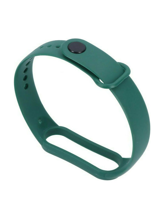 Λουράκι Σιλικόνης με Pin Πράσινο Σκούρο (Mi Smart Band 5/Mi Smart Band 6)