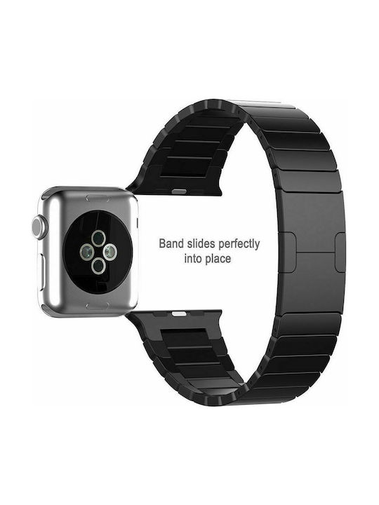 Tech-Protect Linkband Λουράκι Ανοξείδωτο Ατσάλι Μαύρο (Apple Watch 44/45/46mm/Ultra 49mm)