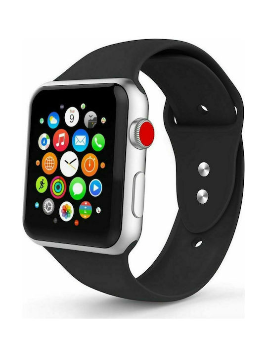Tech-Protect Iconband Каишка Силикон с Pin Черен (Apple Watch 38/40/41/42mm)