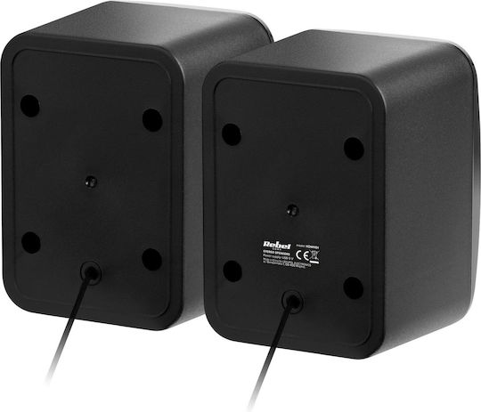 Rebel Rebel Comp CS-15 Ηχεία Υπολογιστή 2.0 με Ισχύ 3W Μαύρα
