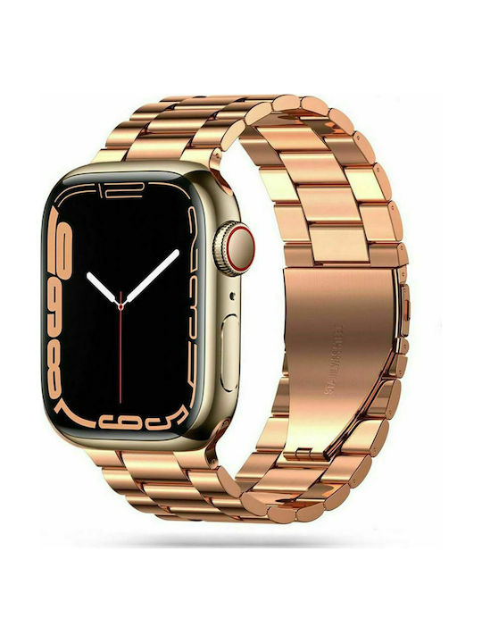 Λουράκι Ανοξείδωτο Ατσάλι Ροζ Χρυσό (Apple Watch 38/40/41mm)