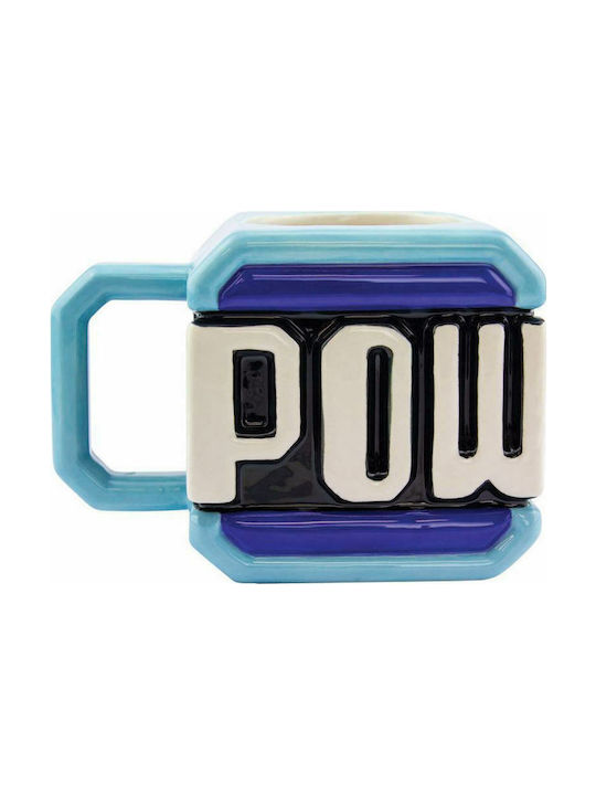 Paladone Super Mario - Pow Block Mug Ceramic Blue 330ml