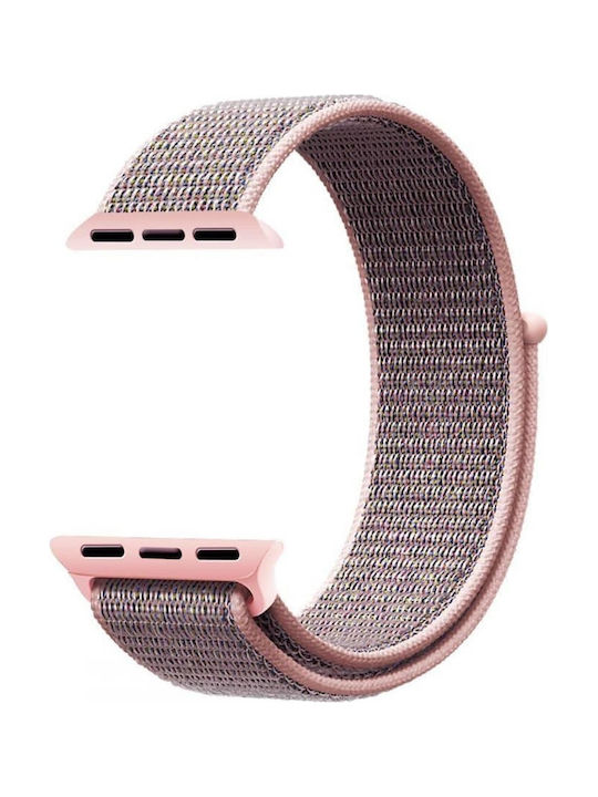 Tech-Protect Nylon Armband Stoff Pink Sand (Apple Watch 38/40/41/42mm)