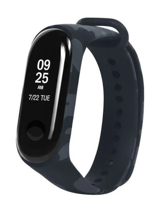 Λουράκι Σιλικόνης Camouflage Grey (Mi Band 3/Mi Smart Band 4)