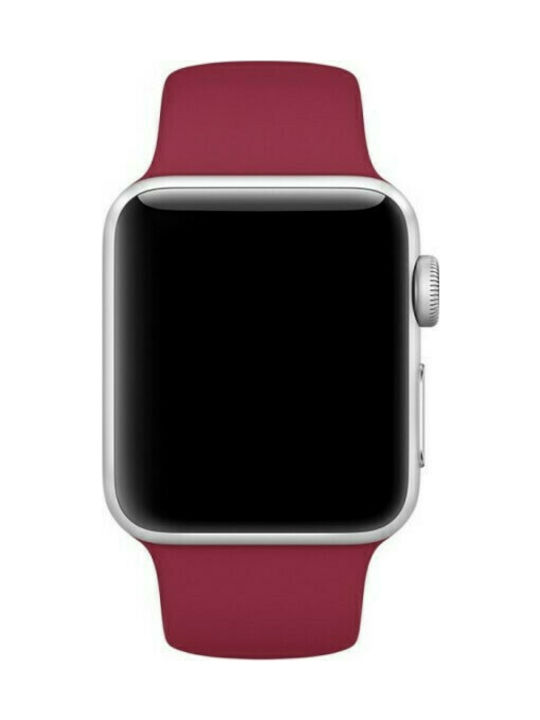 Каишка Силикон с Pin Червен (Apple Watch 38/40/41/42mm)