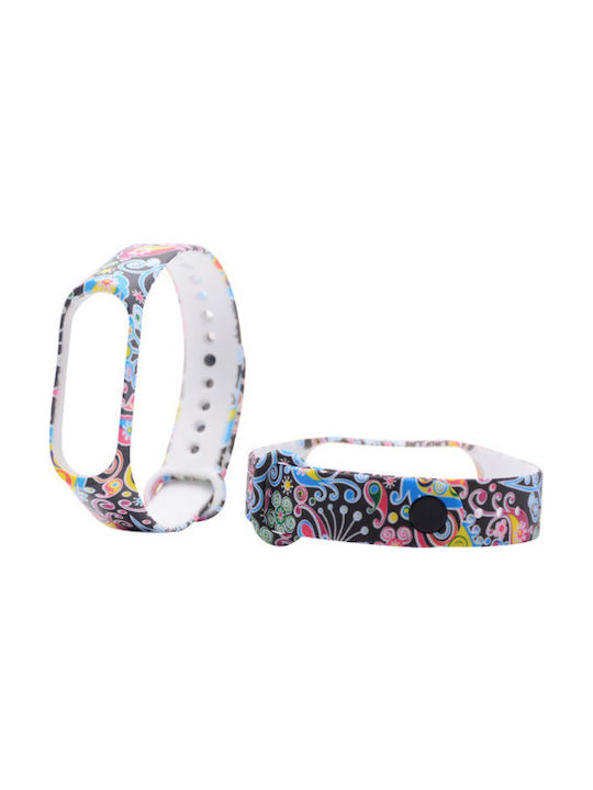 Λουράκι Σιλικόνης Colorful Peacock (Mi Smart Band 5/Mi Smart Band 6)