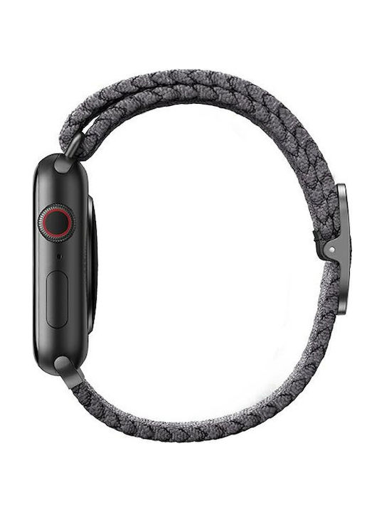 Uniq Aspen Braided Strap Fabric Gray (Apple Watch 44/45/46mm/Ultra 49mm) UNIQ-44MM-ASPGRY