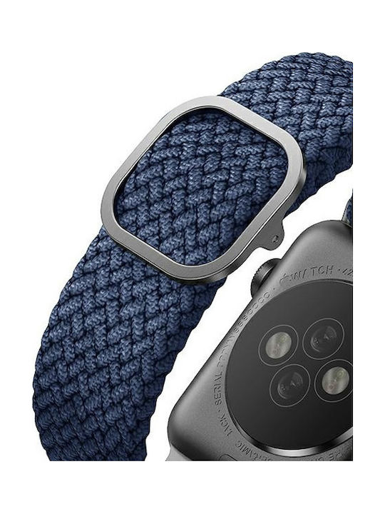 Uniq Aspen Braided Λουράκι Υφασμάτινο Oxford Blue (Apple Watch 44/45/46mm/Ultra 49mm)