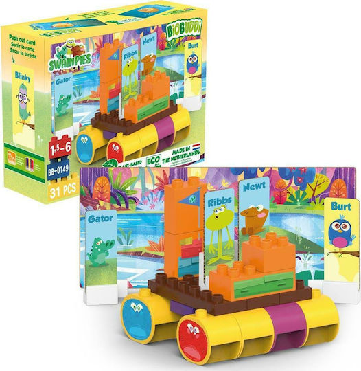 Biobuddi Blocks I build the Steamroller for 1.5-6 years Years 31pcs