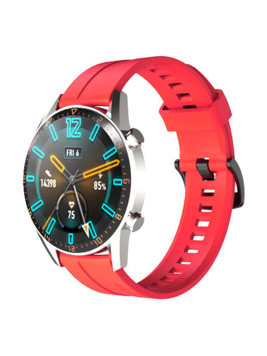 Hurtel Λουράκι Σιλικόνης Κόκκινο (Huawei Watch 3 / Huawei Watch GT 2 Pro)