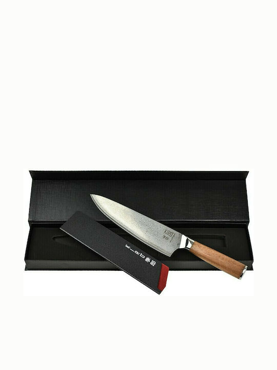 Kiro Kasai Μαχαίρι Chef από Δαμασκηνό Ατσάλι 20cm